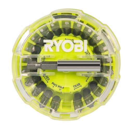 Ryobi 22 delige schroevendraaier set