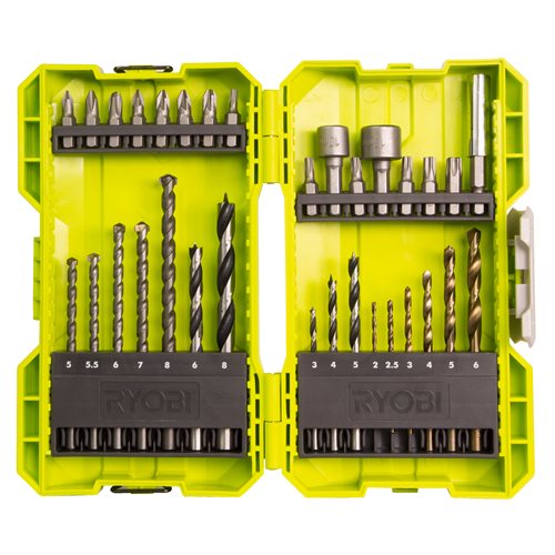 Ryobi RAK32DDMIX 32-delige Gemengde Boor- en schroefbitset 5132004425
