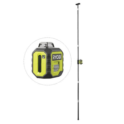 Ryobi 360° Groene Kruislijn laser kit