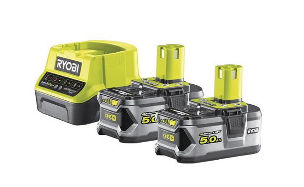 Ryobi RC18120-250 Accu &amp; Lader- 18V (2x 5.0Ah)-5133003364