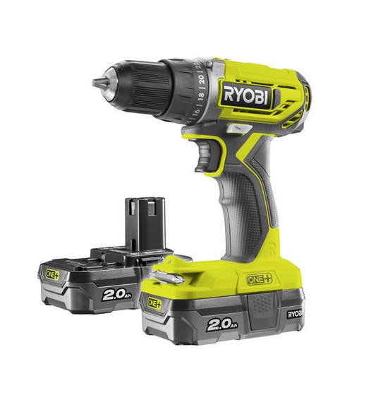 Ryobi R18DD2-220S Boormachine- ONE+ (2x 2.0Ah)- 5133003821