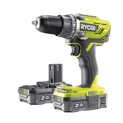 Ryobi R18DD3-220S Boormachine- ONE+(2x 2,0Ah)- 5133003348