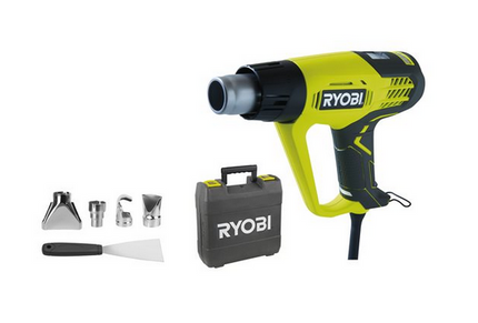 Ryobi EHG2020LCD Heteluchtpistool- 2000W- met LCD Display- 5133001730