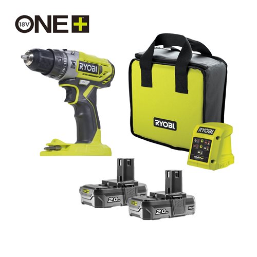Ryobi Klopboormachine 40Nm 18V - R18PD2-220S