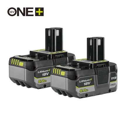 Ryobi RB1840X2 2x Accu 5.0Ah Lithium+18V - 5133005305