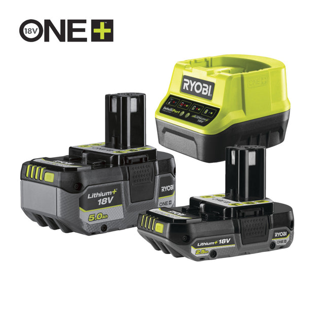 Ryobi RC18120-2C525 Accu & lader 18V 5,0 Ah + 2,5 Ah- 5133006261