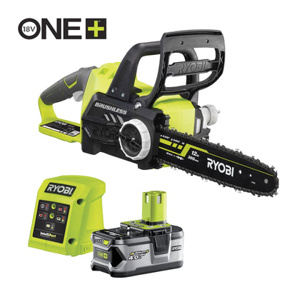 Ryobi RCS1830-140B Kettingzaag 18V Brushless 30cm (1x 4.0Ah + lader)- 5133005547