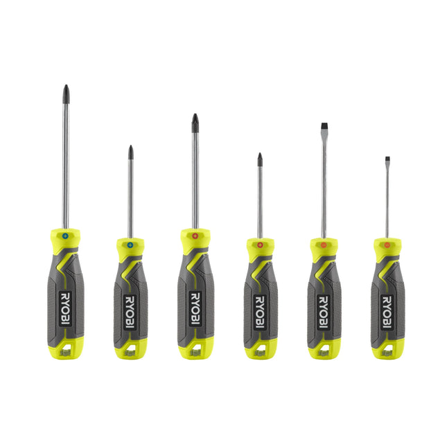 Ryobi RHSDS6PC Magnetische schroevendraaierset 6 stuks - 5132006045