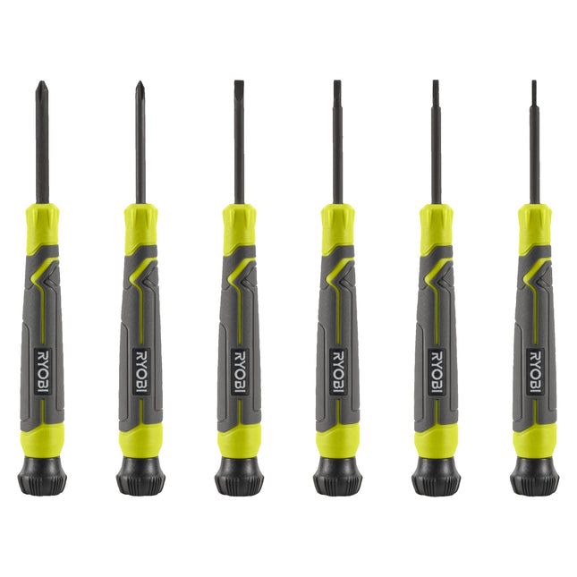 Ryobi RHSDSPC6 Magnetische Schroevendraaierset 6 stuks - 5132006048