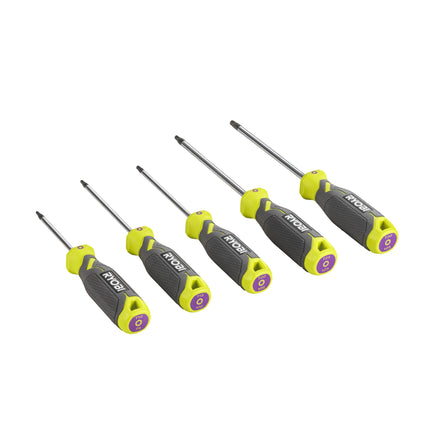 Ryobi RHSDST5 Magnetische Torx schroevendraaierset 5 stuks