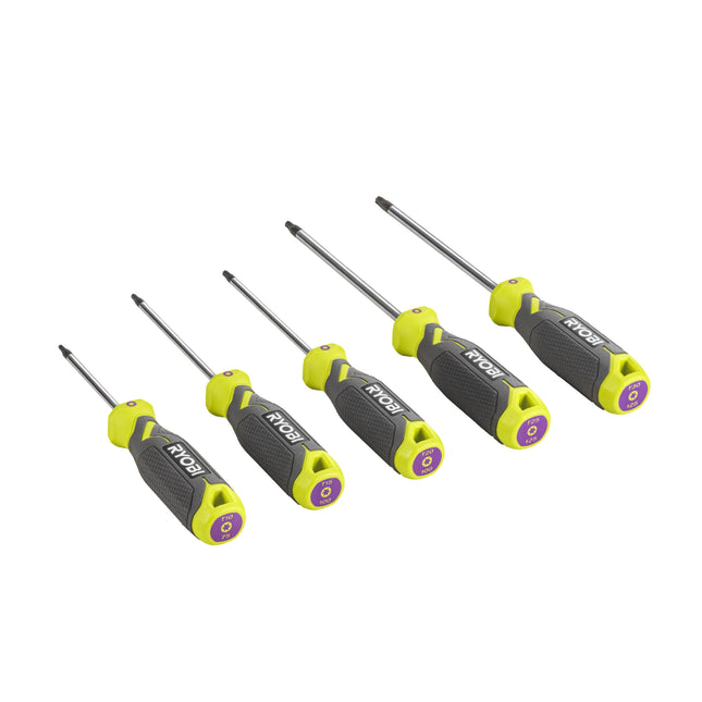 Ryobi RHSDST5 Magnetische Torx schroevendraaierset 5 stuks