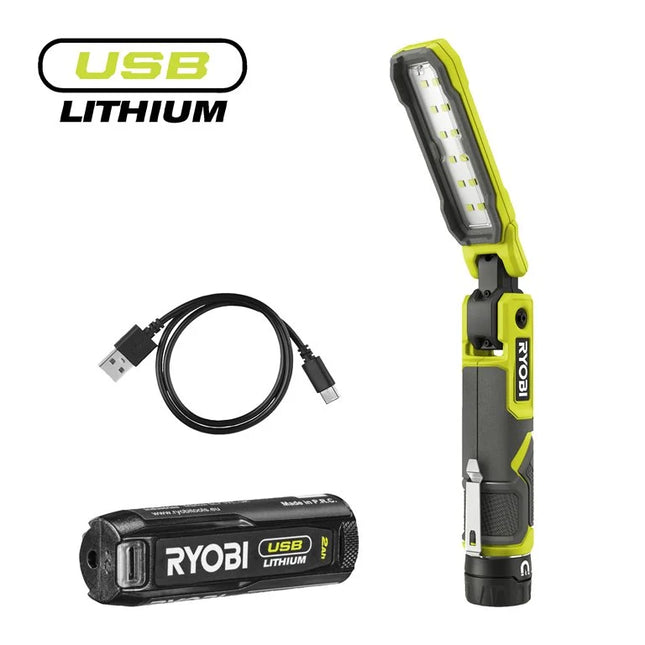 Ryobi RLI4-120G Opvouwbare Lamp USB Lithium 4V - 5133006225