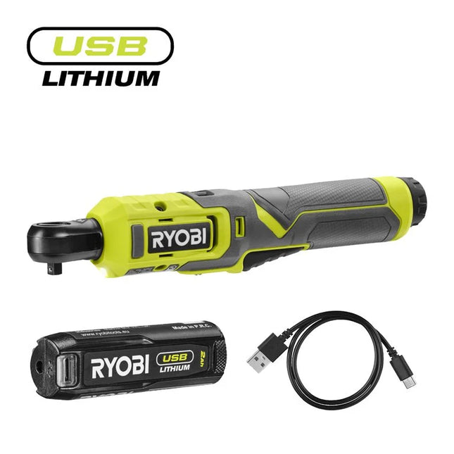 Ryobi RR14W4-120G Ratelsleutel 1/4" USB Lithium 4V - 5133006255