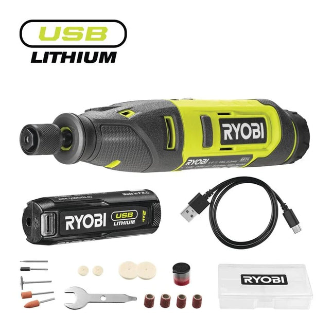 Ryobi RRT4-120GA15 Rotatietool USB Lithium 4V - 5133005634