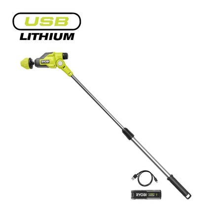 Ryobi RTS4-120G Telescopische Schrobber 4V USB Lithium - 5133006690