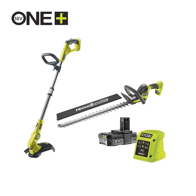 Ryobi RY18LT18HTA-120 Combokit Heggenschaar en grastrimmer 18V - 5133005619