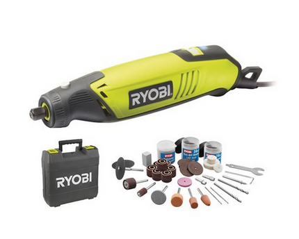 Ryobi EHT150V Rotatietool- 150W- met 115 accessoires- 5133000754