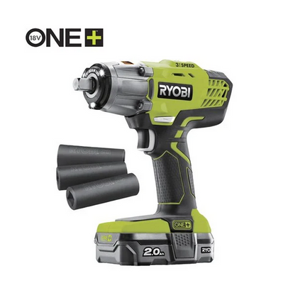 Ryobi R18IW3-120S Slagmoersleutel- 18V Snoerloze 3 snelheden- 5133003574