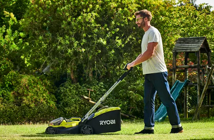 Ryobi RY18LMH37A-250 grasmaaier ONE+ Hybrid 37cm (2x 5.0Ah)- 5133004583