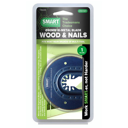 SMART Universeel 90mm HSS Bi-metal Segment Blade 1st - H90SB1