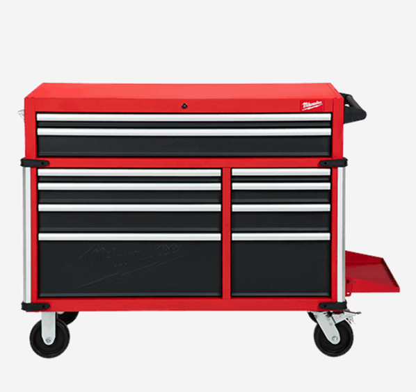 Milwaukee SRC46-1 grote stalen gereedschapswagen 10 lades- 4932478852
