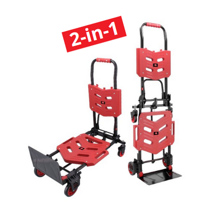 Airpress Opvouwbare 2-in-1 steekwagen en transportkar - 79516