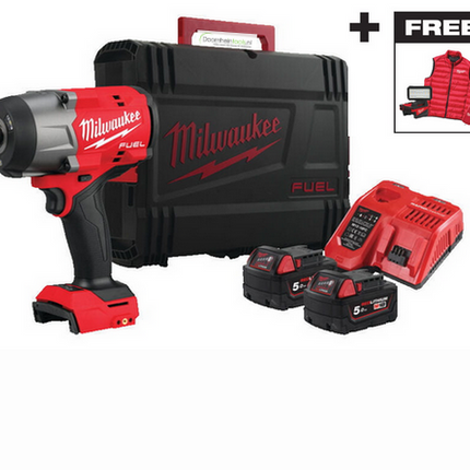 Milwaukee M18 FHIW2F12-502X Slagmoersleutel + GRATIS M18 ALIS-0 Lamp