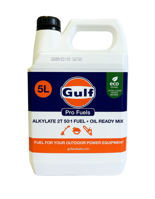 Gulf Pro Fuel 2T alkylaatbenzine 5 liter voor tweetaktmotoren