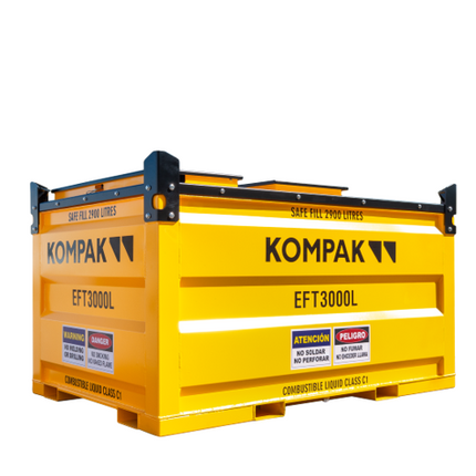 KOMPAK EFT3000L externe brandstoftank 3000L voor generator