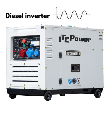 ITCPOWER DG10000SEi-T stille diesel inverter generator 8000W 230V/400V