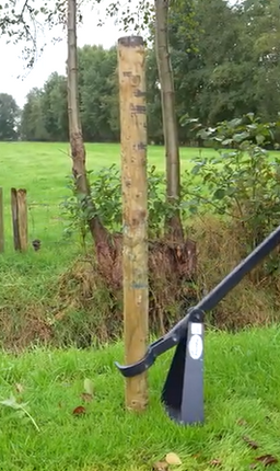 DE WIT Palentrekker met hefboom trekt palen tot Ø 100 mm