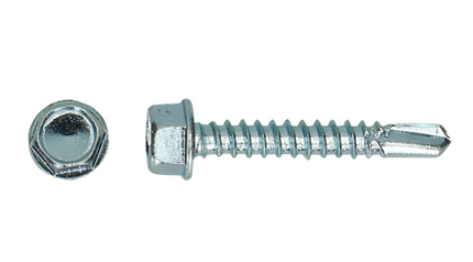 Pgb-fasteners zelfborende schroef D.7504K 4,8x19 voldraad Zn 8 -200st.