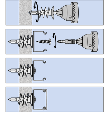 Pgb-fasteners zelfb. gipskartonplug 13x32 - 50st.