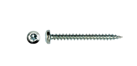 Pgb-fasteners spaanplaatschroef PH-T 4,0x20 voldraad Zn - 200st.