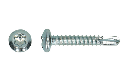 Pgb-fasteners zelfborende schroef 7504M-T15 3,50x16 voldraad Zn -200st.