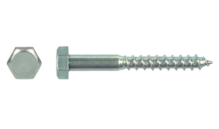 Pgb-fasteners houtdraadbout DIN 571 6x80 deeldraad - 200st.