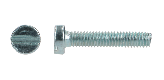 Pgb-fasteners metaalschroef CK DIN 84 M 4x12 voldraad Zn -200st.