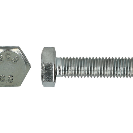 Pgb-fasteners zeskanttapbout 8.8 DIN 933 M 5x12 Zn voldraad - 200st.
