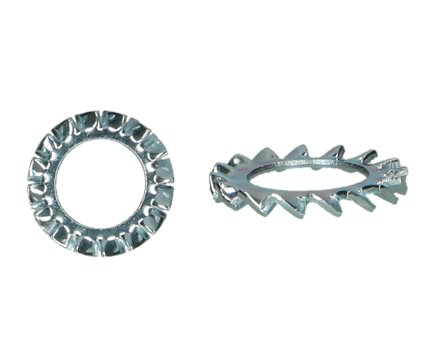 Pgb-fasteners waaierveerring DIN 6798A M 4 Zn - 500st.
