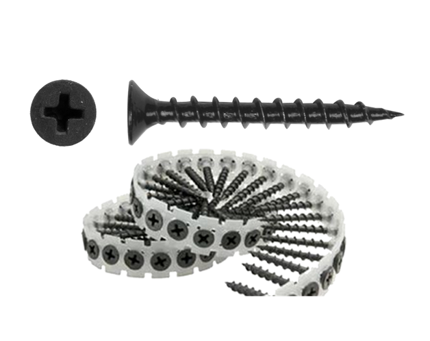 Pgb-fasteners snelbouwschroef "C" op band gefosf. 3,9x35 voldraad - 1000st.