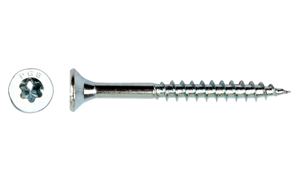 Pgb-fasteners spaanplaatschroef VK-T 5,0x120 deeldraad  - 200st.