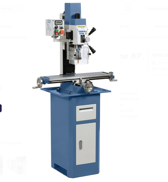 Bernardo Boor-freesmachine KF 25 PRO - 02-1031