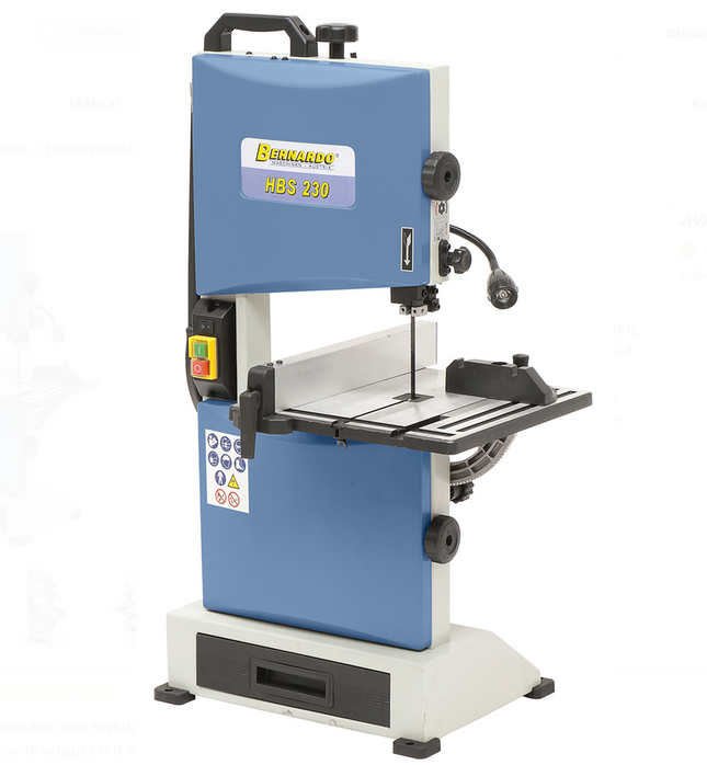 Bernardo Lintzaagmachine HBS 230 / 230V - 11-3999