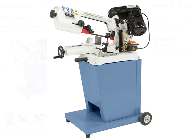 Bernardo Metaal Bandzaagmachine EBS 128 C 400V - 04-1107
