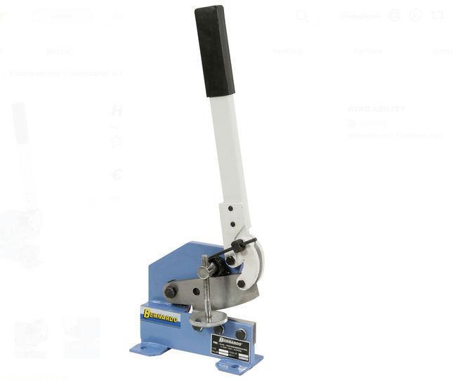 Bernardo Plaat-profiel schaar HS 5 - 06-1570