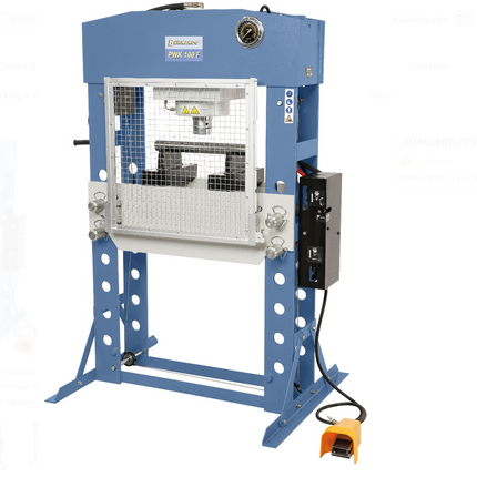 Bernardo Pneumatische Werkplaatspers PWK 100 F - 06-1719