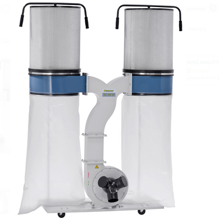 Stofafzuiging DC 550 CF met fijnfilterpatroon 400V - 12-2100