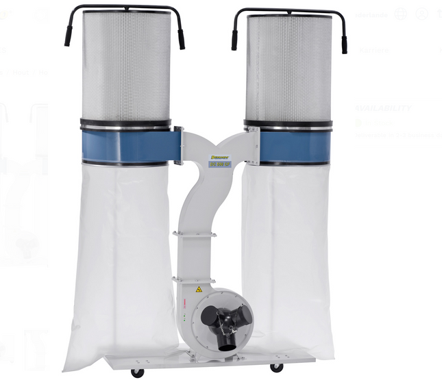 Stofafzuiging DC 550 CF met fijnfilterpatroon 400V - 12-2100