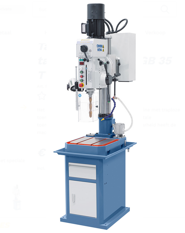 Bernardo Tafelboormachine GB 35 TV Vario 400V - 01-1255