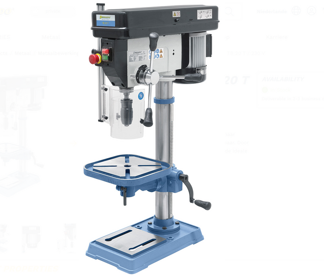 Bernardo Tafelboormachine TB 20 T 230V - 01-1036